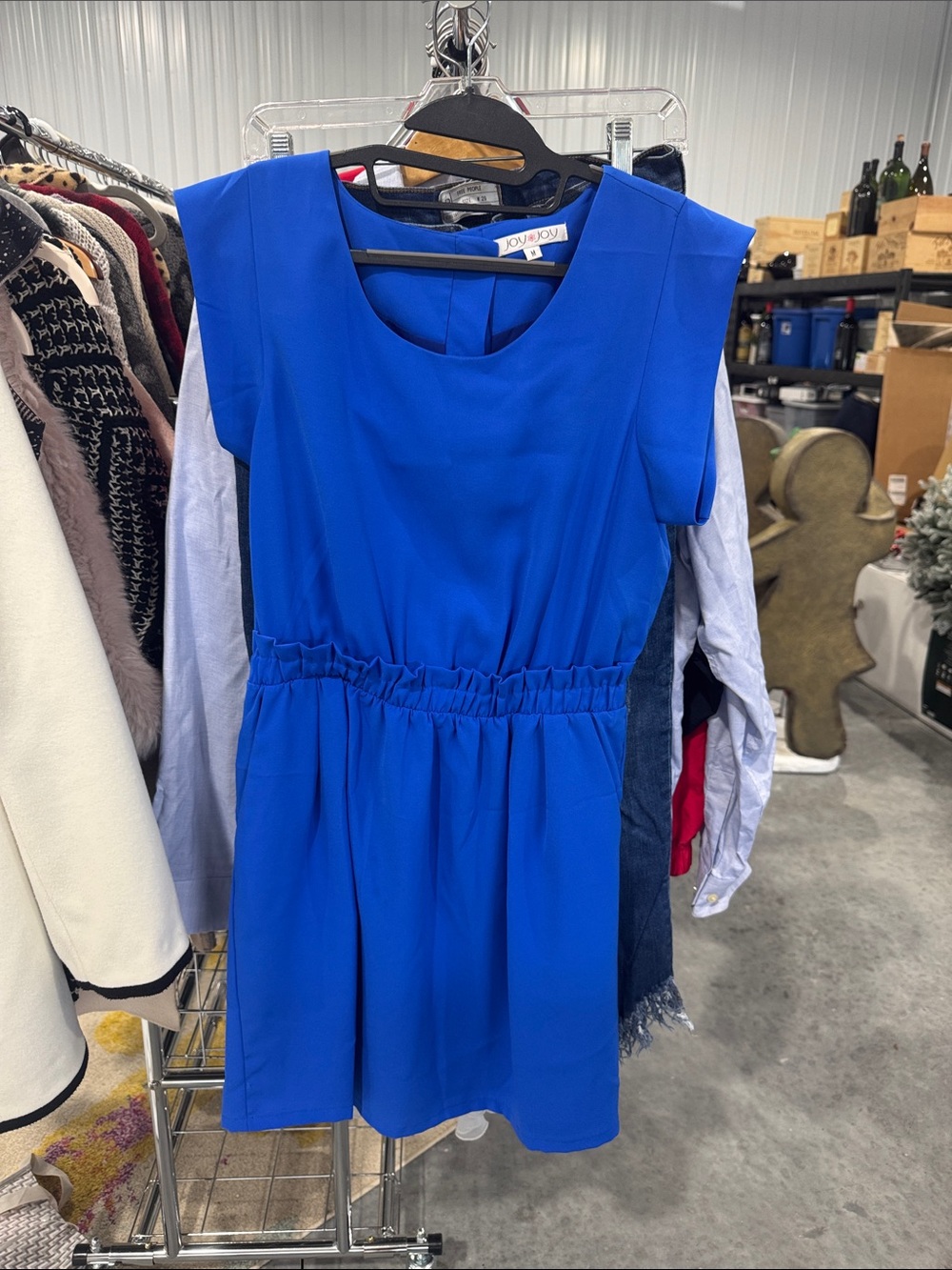 Joy Joy Royal Blue Mini Dress